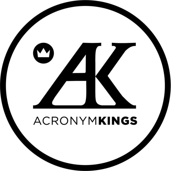 AcronymKings Logo black on white Thumbnail
